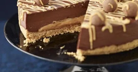 Salted caramel chocolate torte