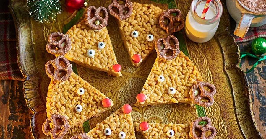 Salted caramel crispy Rudolphs
