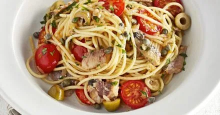Sardine storecupboard spaghetti