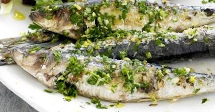 Sardines with Sicilian fennel salad