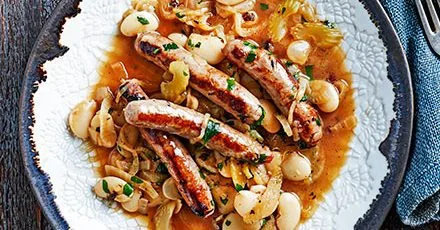 Sausage & butter bean stew
