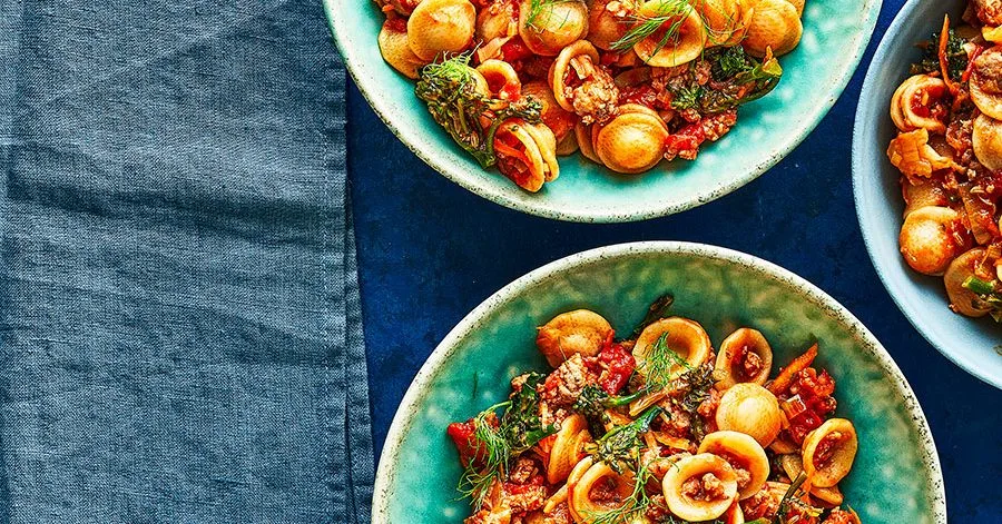 Sausage & fennel orecchiette