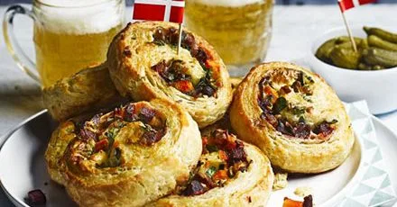 Savoury Danish pastries