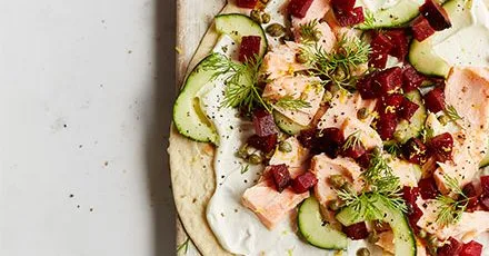 Scandi-style flatbread