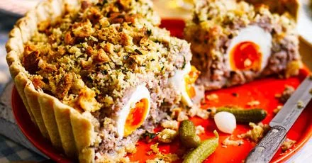Пиріг‑скотч яйце для пікніка