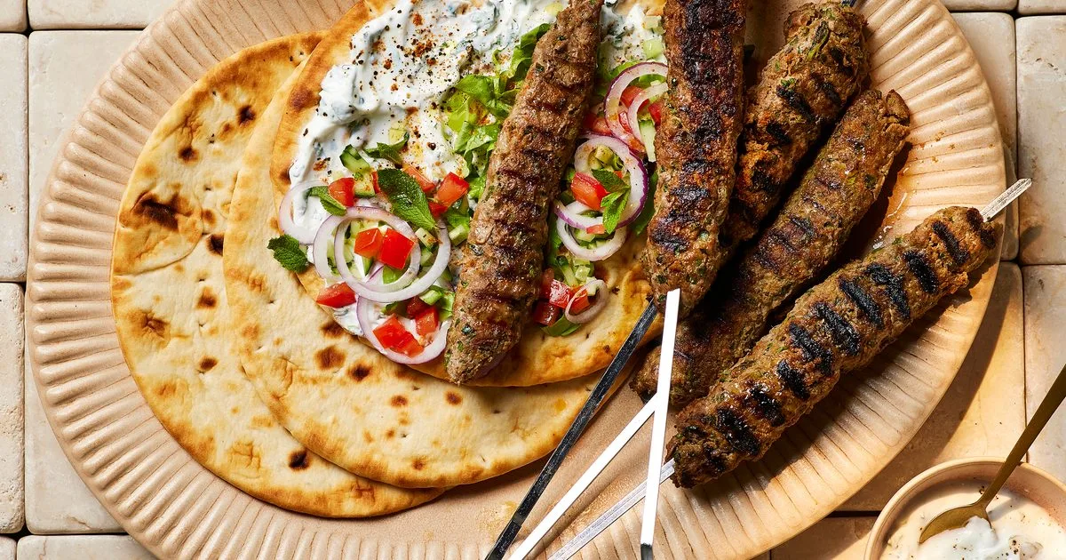 Seekh kebab (Pakistani beef skewers)