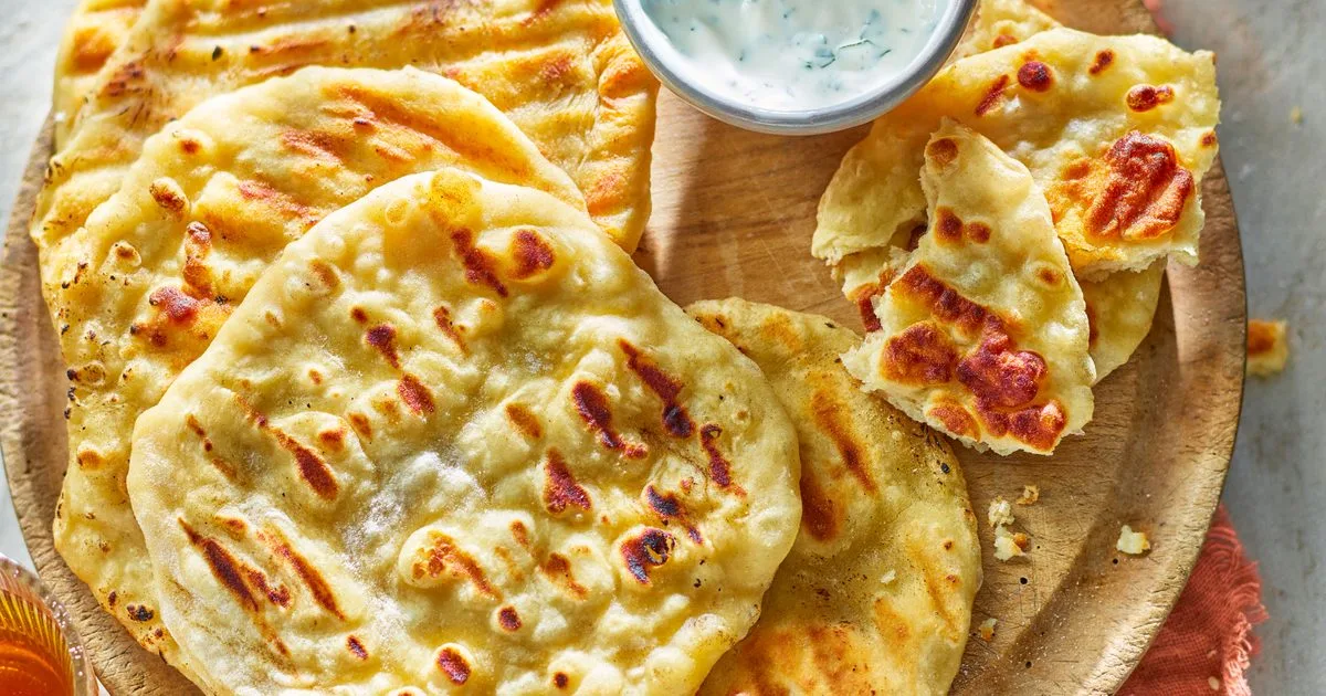 Simple sesame flatbreads