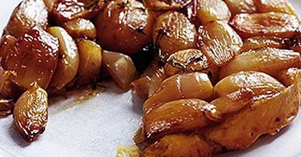 Shallot tarte tatin