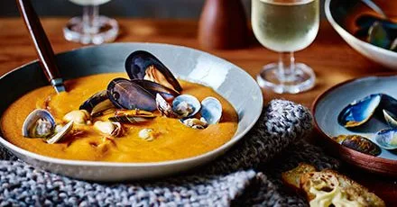 Shellfish soup