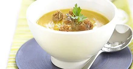 Sherried squash soup