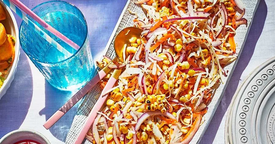Салат з подрібненої піджареної кукурудзи
