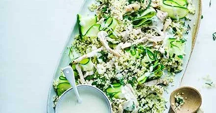 Shredded chicken salad