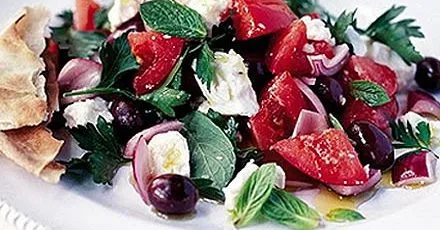 Simple Greek salad