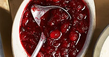 Sloe gin cranberry sauce