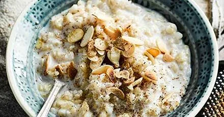 Slow cooker rice pudding