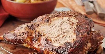 Slow-roast lamb with cinnamon, fennel & citrus
