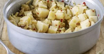 Smashed celeriac