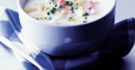 Creamy smoked haddock chowder
