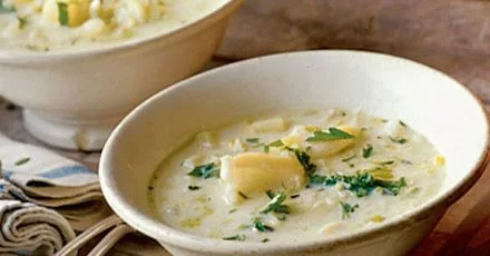 Smoked haddock chowder