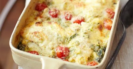 Smoked haddock gratin
