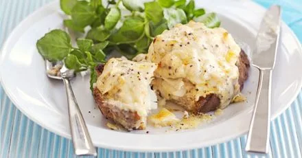 Smoked haddock rarebit
