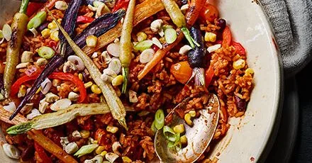 Smoky spiced veggie rice