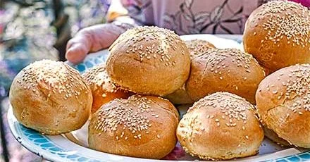 Soft burger buns