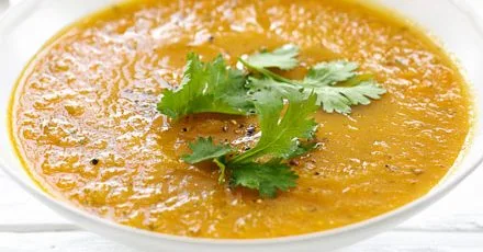 Soup maker carrot and coriander soup
