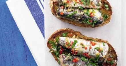 Spanish sardines on toast