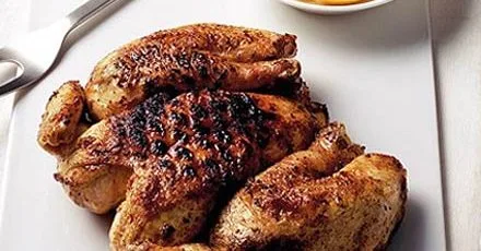 Spatchcock barbecue chicken