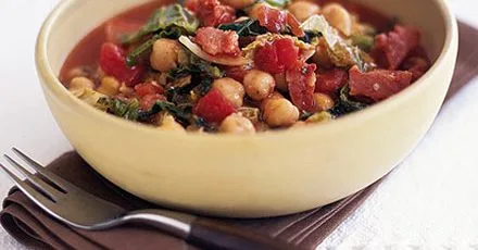 Speedy chorizo with chickpeas