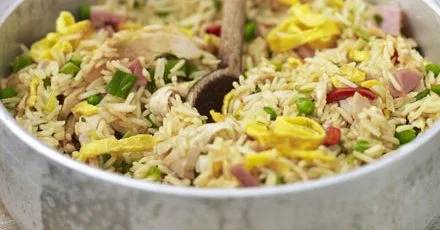 Speedy spicy turkey rice
