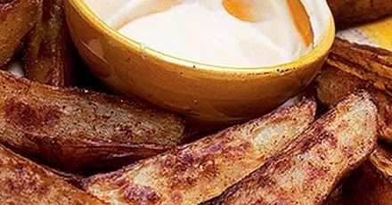 Spiced potato wedges
