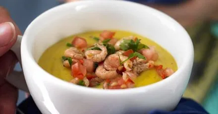 Spiced pumpkin soup