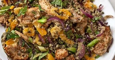 Spicy Cajun chicken quinoa
