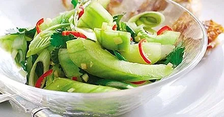 Spicy cucumber salad