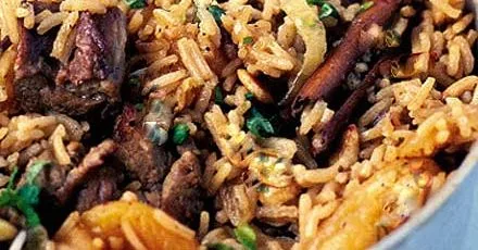 Пряний мароканський рис з куркою