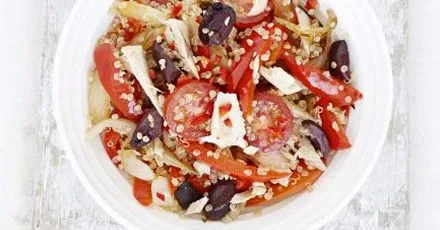 Spicy tuna quinoa salad