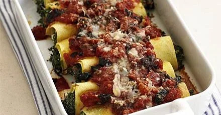 Spinach & feta cannelloni