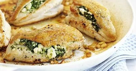 Spinach & feta stuffed chicken