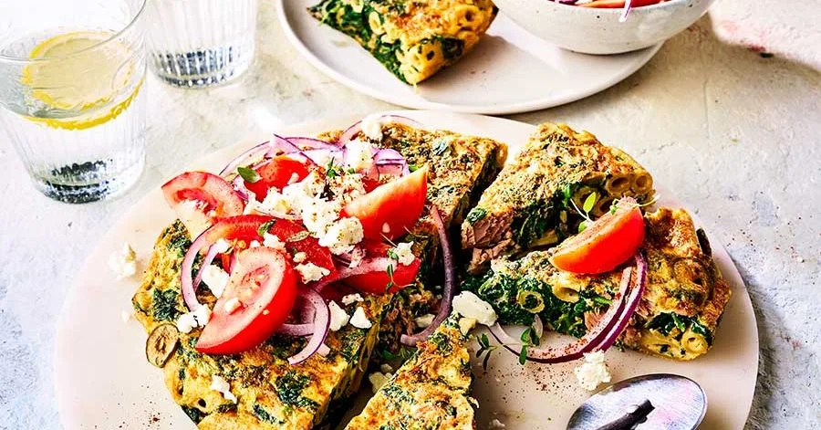 Spinach omelette