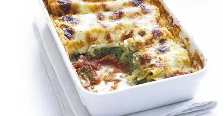 Spinach & ricotta cannelloni