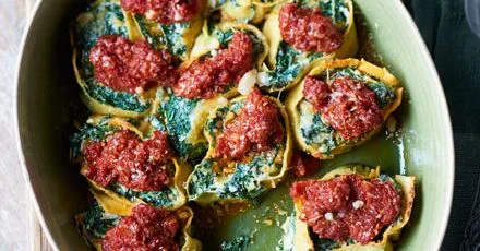 Spinach & ricotta rotolo