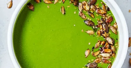 Spinach & watercress soup