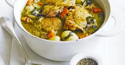 Spring chicken one-pot