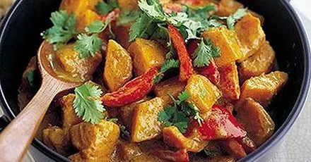 Squash & coconut curry