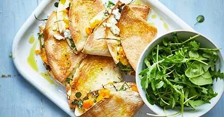 Squash quesadillas