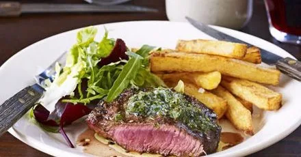 Steak & chips