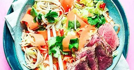 Steak & Vietnamese noodle salad
