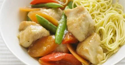 Lemon chicken stir-fry